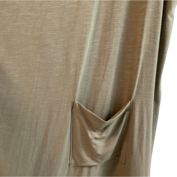 LOGO LORI GOLDSTEIN Vest Knit with Hood in Olive Green Women’s Size XL LIKE NEW - Picture 5 of 14